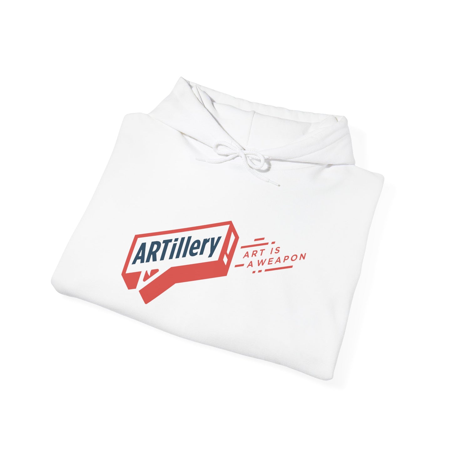 Unisex Hooded Sweatshirt in White