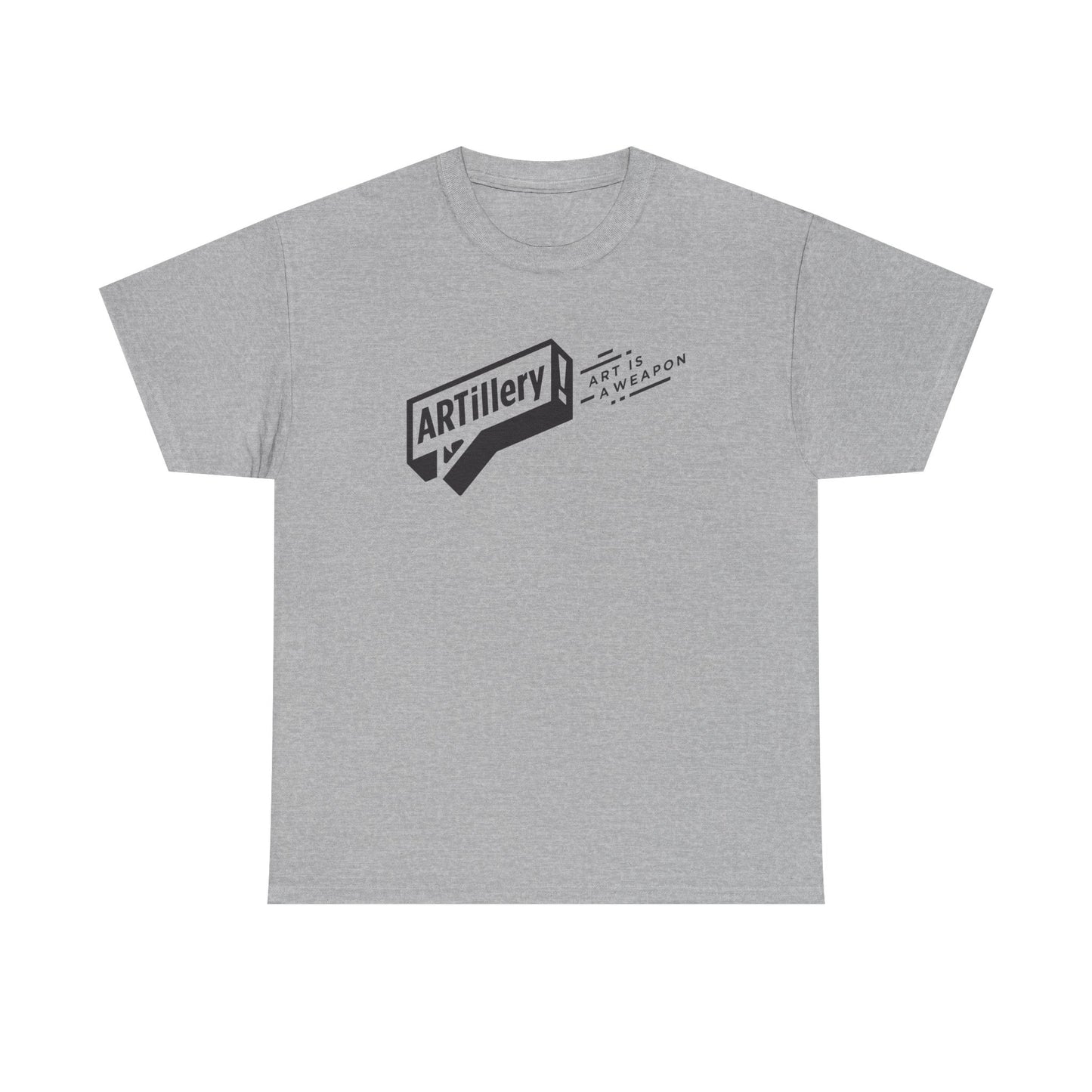 Unisex Heavy Cotton Tee in Gray