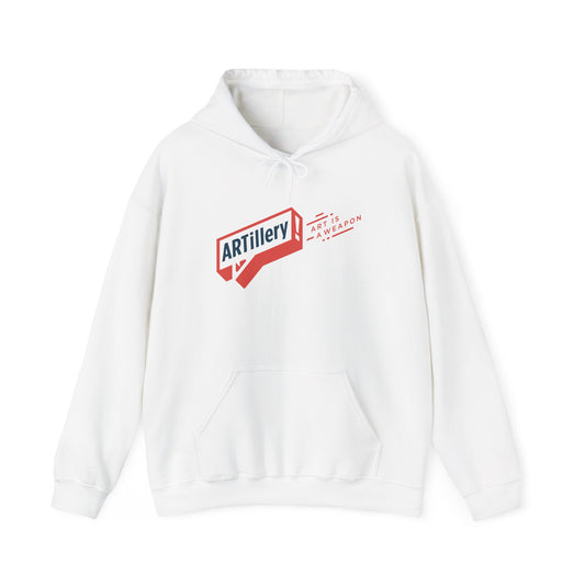 Unisex Hooded Sweatshirt in White