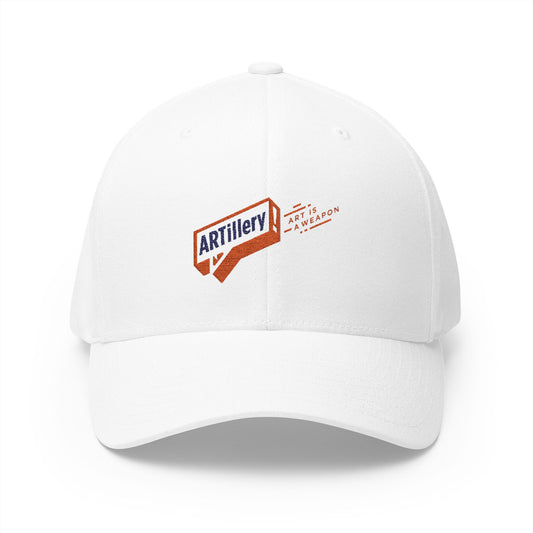 Closed-Back Structured Cap in White