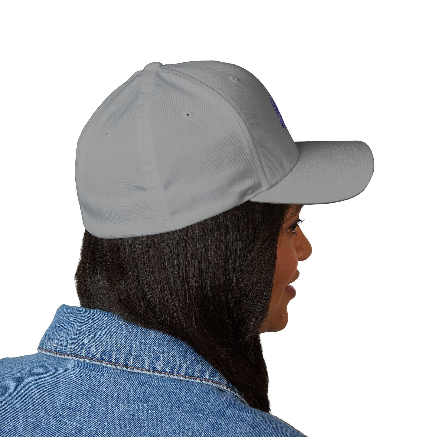 Closed-Back Structured Cap in Gray
