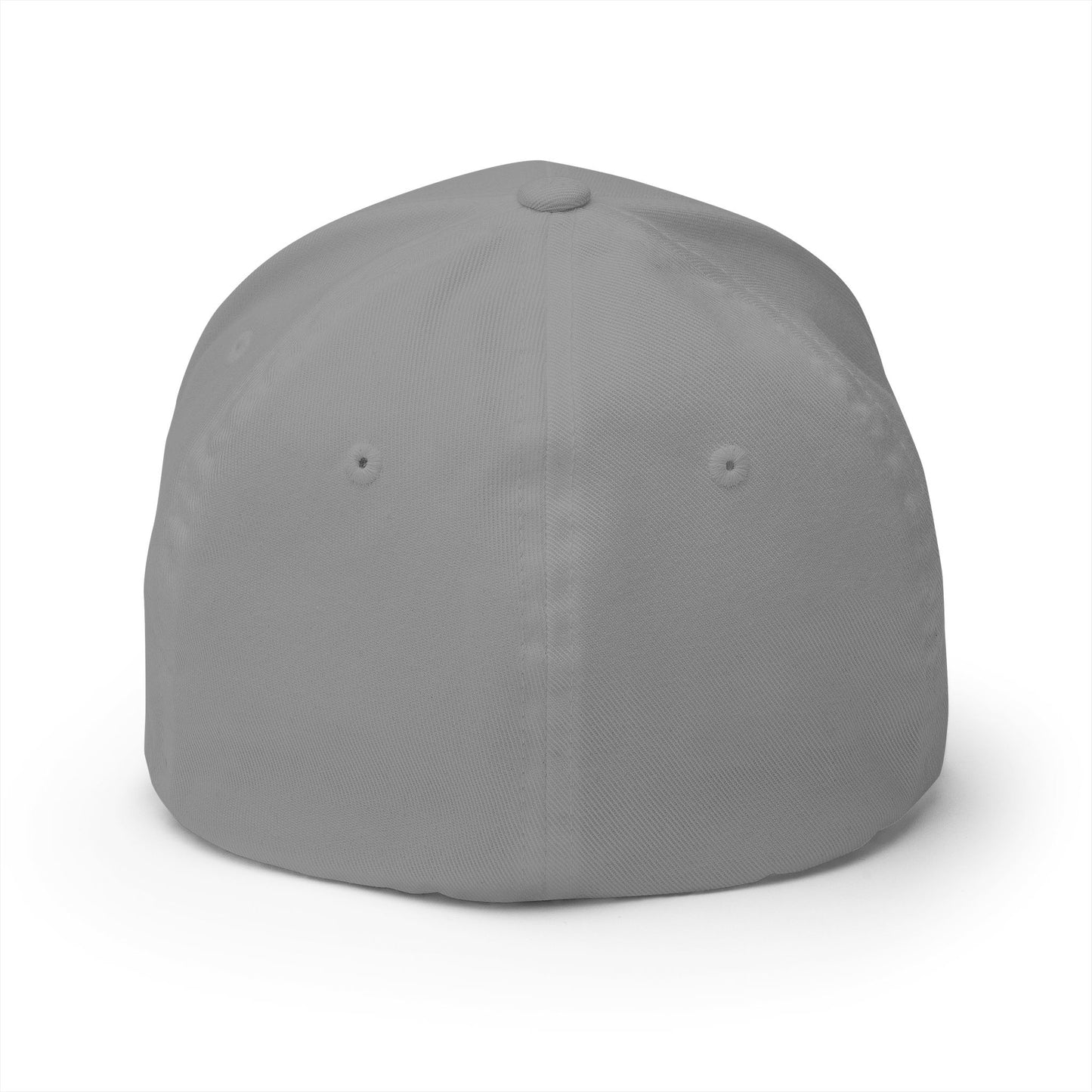 Closed-Back Structured Cap in Gray