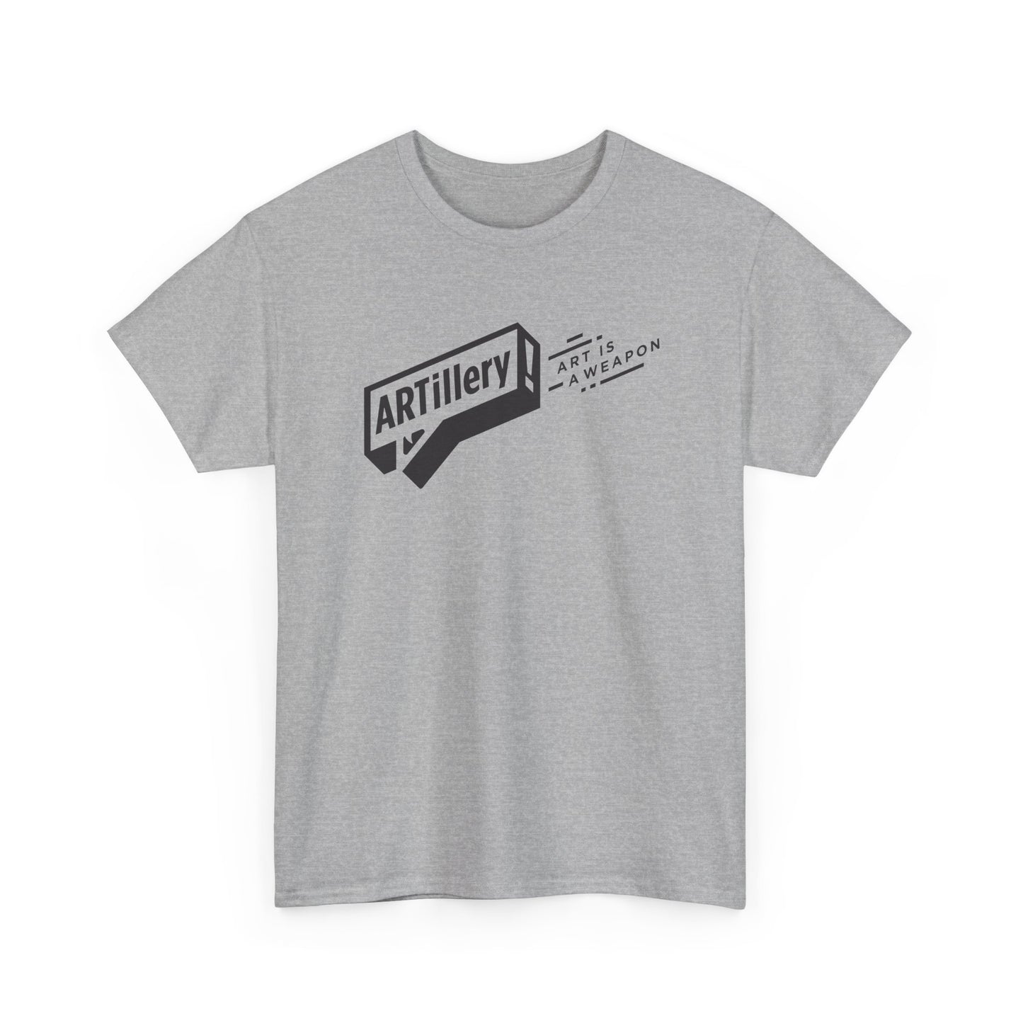 Unisex Heavy Cotton Tee in Gray